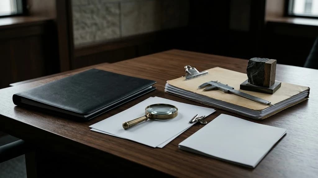 Dossier d'expertise judiciaire avec éléments techniques et pièces d'examen dans un litige au Maroc