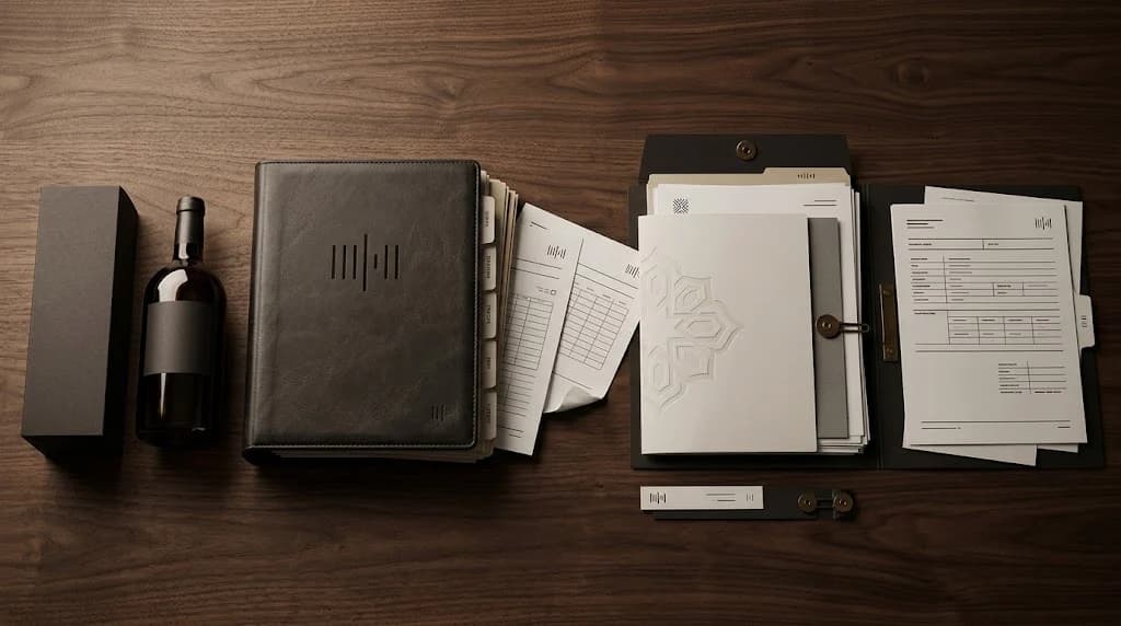 Portefeuille international de marques et documents de protection locale dans un environnement professionnel
